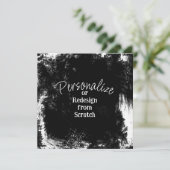 Invitation Créez Votre Propre Personnalisé (Debout devant)