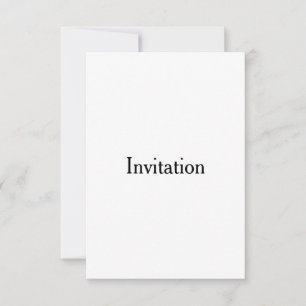 Invitation Créez Votre Propre Promotion Simple de Marque