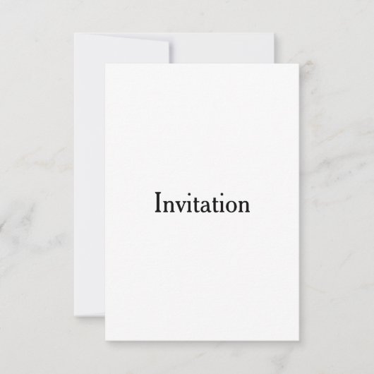 Invitation Créez Votre Propre Promotion Simple de Marque (Devant)
