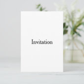 Invitation Créez Votre Propre Promotion Simple de Marque (Debout devant)
