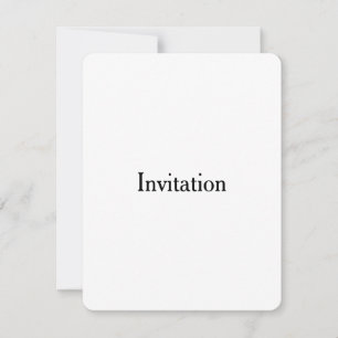 Invitation Créez Votre Propre Promotion Simple de Marque 4.25