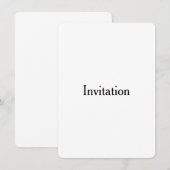 Invitation Créez Votre Propre Promotion Simple de Marque 4,5" (Devant / Derrière)