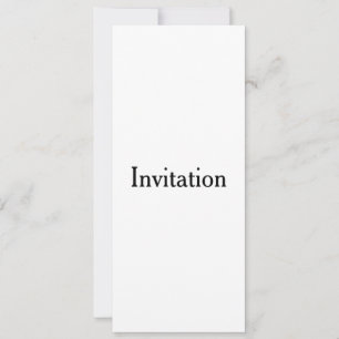 Invitation Créez Votre Propre Promotion Simple de Marque 4" x
