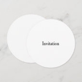 Invitation Créez Votre Propre Promotion Simple de Marque 5,25 (Devant / Derrière)