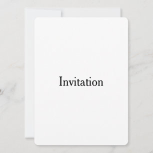 Invitation Créez Votre Propre Promotion Simple de Marque 5,5"