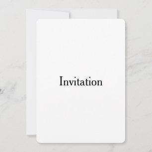 Invitation Créez Votre Propre Promotion Simple de Marque 5" x