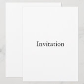 Invitation Créez Votre Propre Promotion Simple de Marque 6,5" (Devant / Derrière)