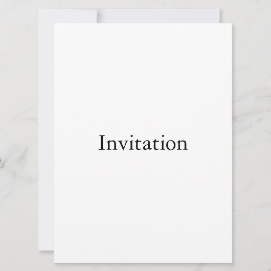 Invitation Créez Votre Propre Promotion Simple de Marque 6,5" (Devant)