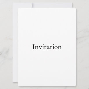 Invitation Créez Votre Propre Promotion Simple de Marque 6,5"