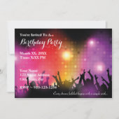 Invitation Créez votre propre Rock Anniversaire Fête Invitati (Devant)