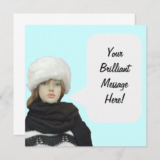 Invitation Créez votre propre site:Invitations (Devant / Derrière)