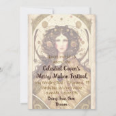 Invitation Créez votre propre sorcière victorienne (Dos)