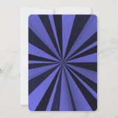 Invitation Créez votre propre Sunburst Deep Retro Personnalis (Dos)