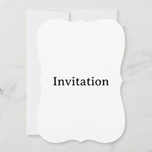 Invitation Créez Votre Propre Support Personnalisé Simple 5"