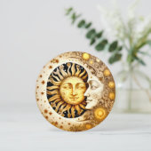 Invitation Créez votre propre Victoiran Steampunk Sun & Moon (Debout devant)