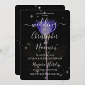 Invitation Créez votre propre - X-Ray Flower & Stars (Devant / Derrière)