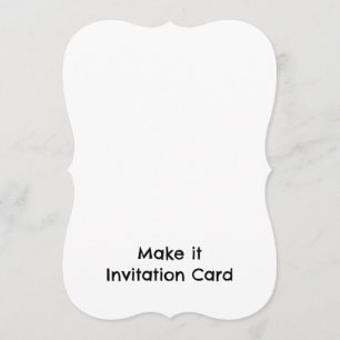 Invitation Créez votre support personnalisé 5" x 7"