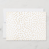 Invitation Crème blanche moderne Mariage de verdure fleurie (Dos)