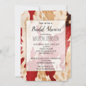 Invitation Crème blanche rouge Vachette occidentale (Devant)