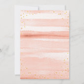 Invitation Crème de bracelet Roses blanches Baby shower d'or  (Dos)