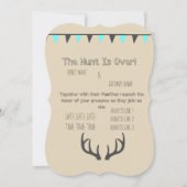 Invitation Crème de fin de chasse (Devant)