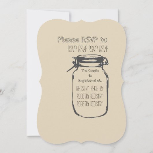 Invitation Crème de fin de chasse (Dos)