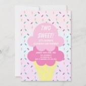 Invitation Crème de glace 2ème anniversaire (Devant)