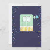 Invitation Crème de glace Camion Sweet Time Boy Mint Blue Ann (Dos)