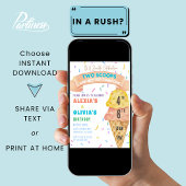 Invitation Crème de glace conjoint Anniversaire frères jumelé