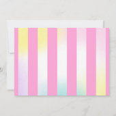 Invitation Crème de glace Crème de glace Fête d'an (Dos)