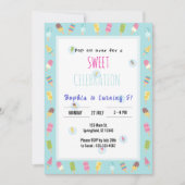 Invitation Crème de glace douce Anniversaire (Devant)