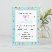 Invitation Crème de glace douce Anniversaire (Debout devant)