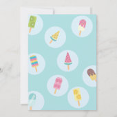 Invitation Crème de glace douce Anniversaire (Dos)