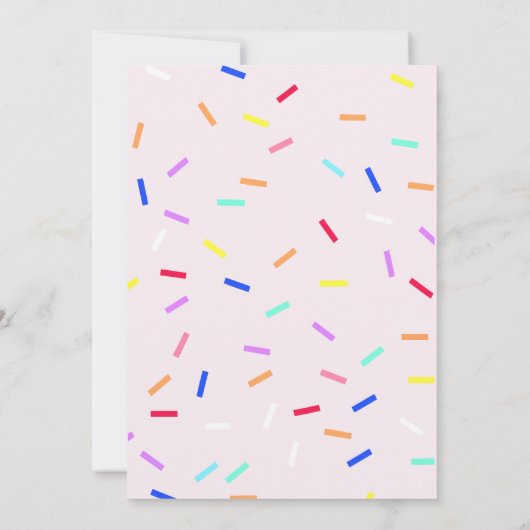 Invitation Crème de glace douce Anniversaire (Dos)