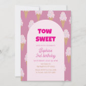 Invitation Crème de glace douce Anniversaire (Devant)