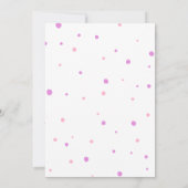 Invitation Crème de glace douce rose pourpre Anniversaire (Dos)