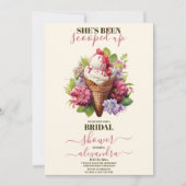 Invitation Crème de glace Fête des mariées ramassée (Devant)