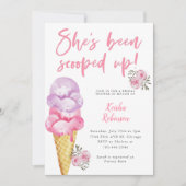 Invitation Crème de glace Fête des mariées ramassée (Devant)