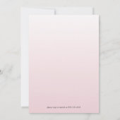 Invitation Crème de glace florale Cone sucré 16 Anniversaire  (Dos)