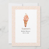 Invitation Crème de glace "Où étaient-ils" Jeux de douche nup (Dos)