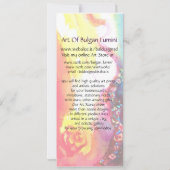 Invitation crème de NUIT DE CARNIVAL (Dos)