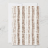 Invitation Crème d'été sicilienne Brown Fête des mariées (Dos)