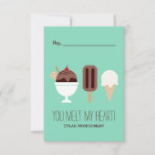 Invitation Crème glacée (Devant)