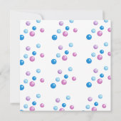 Invitation Crème glacée Anniversaire Filles Enfants Voici la  (Dos)