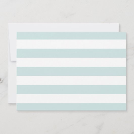 Invitation Crème glacée Bleu clair 1er anniversaire (Dos)