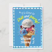 Invitation Crème glacée de frisson et de fête Anniversaire (Devant)