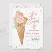 Invitation Crème glacée elle a été scoopé nuptiale douche inv (Devant)