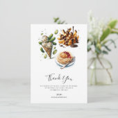 Invitation Crème glacée et sachets Bizarres Merci (Debout devant)