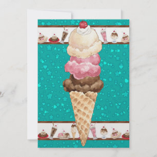 Invitation Crème glacée irrésistible - SRF