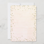 Invitation Crème glacée Paint Splash Diamants Bande Anniversa (Dos)